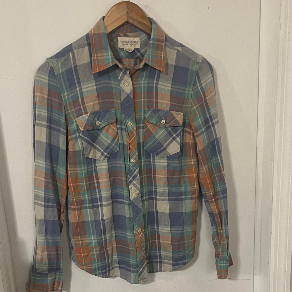 Vintage Ralph Lauren Denim And Supply cotton flannel
